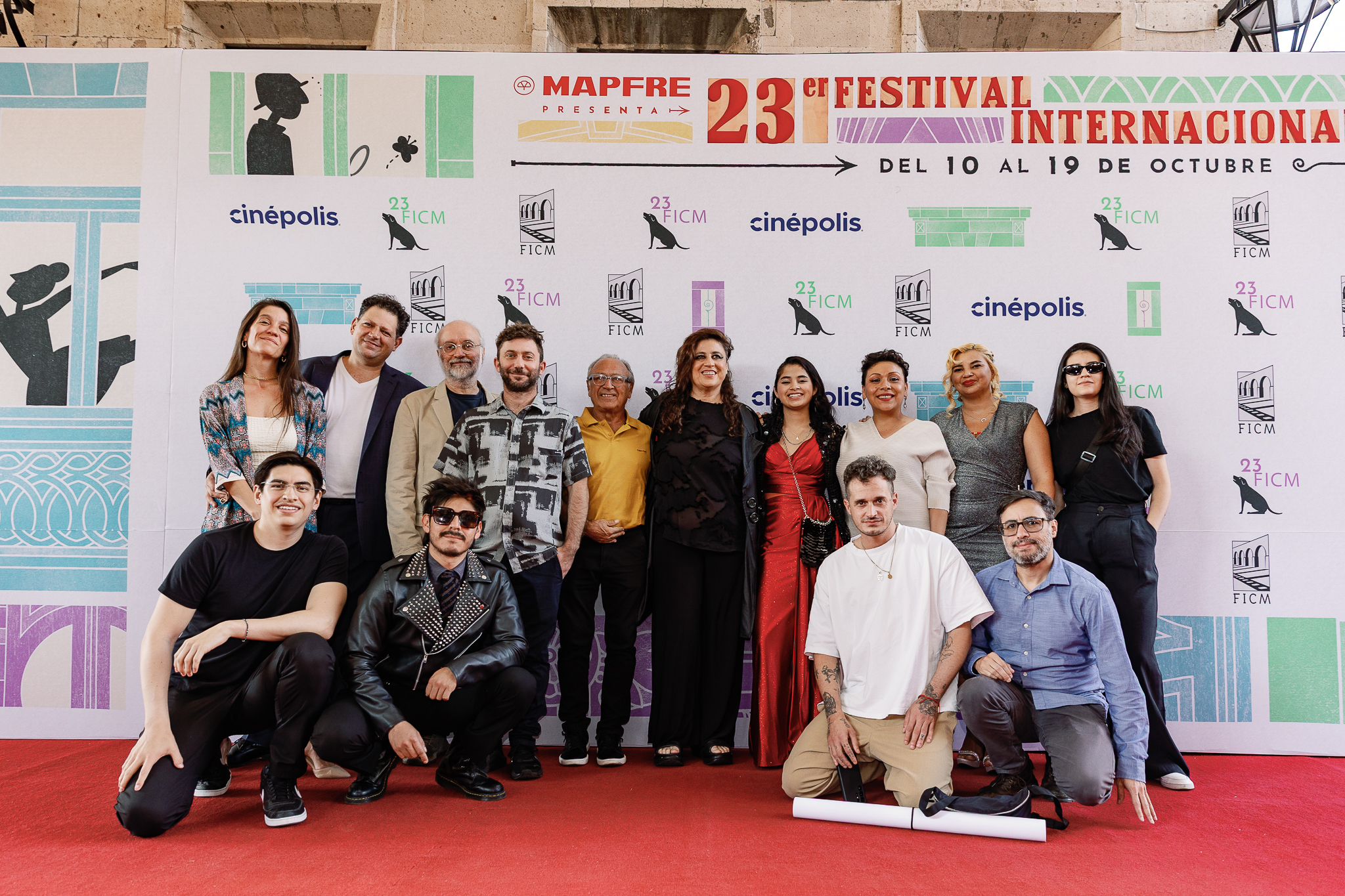 Alfombra roja y función de ÁNGELES en el 23º FICM