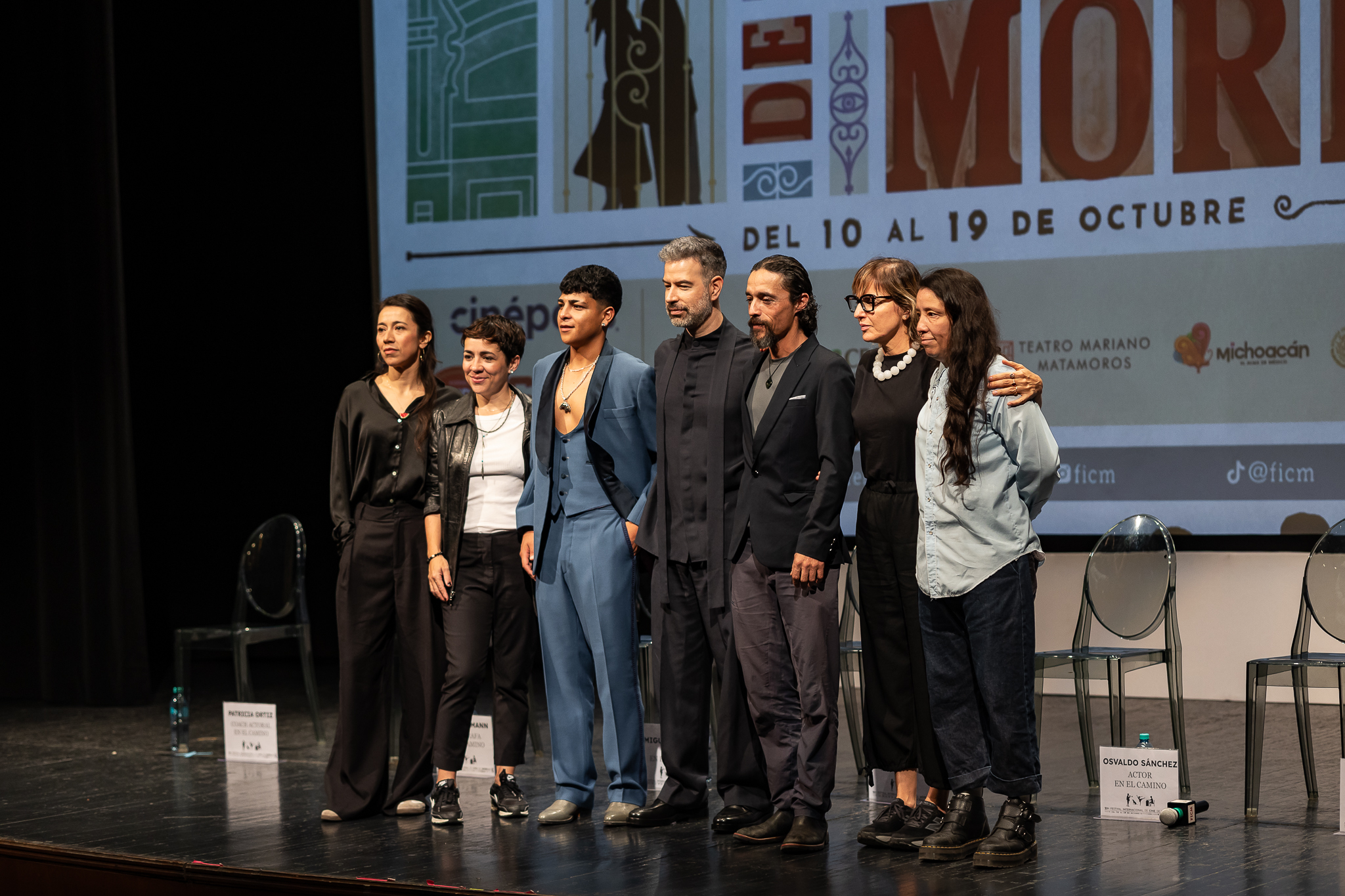 Patricia Ortiz, Ximena Amann, Miguel Prieto, David Pablos, Osvaldo Sánchez, Inna Payán, Belén Estrada
