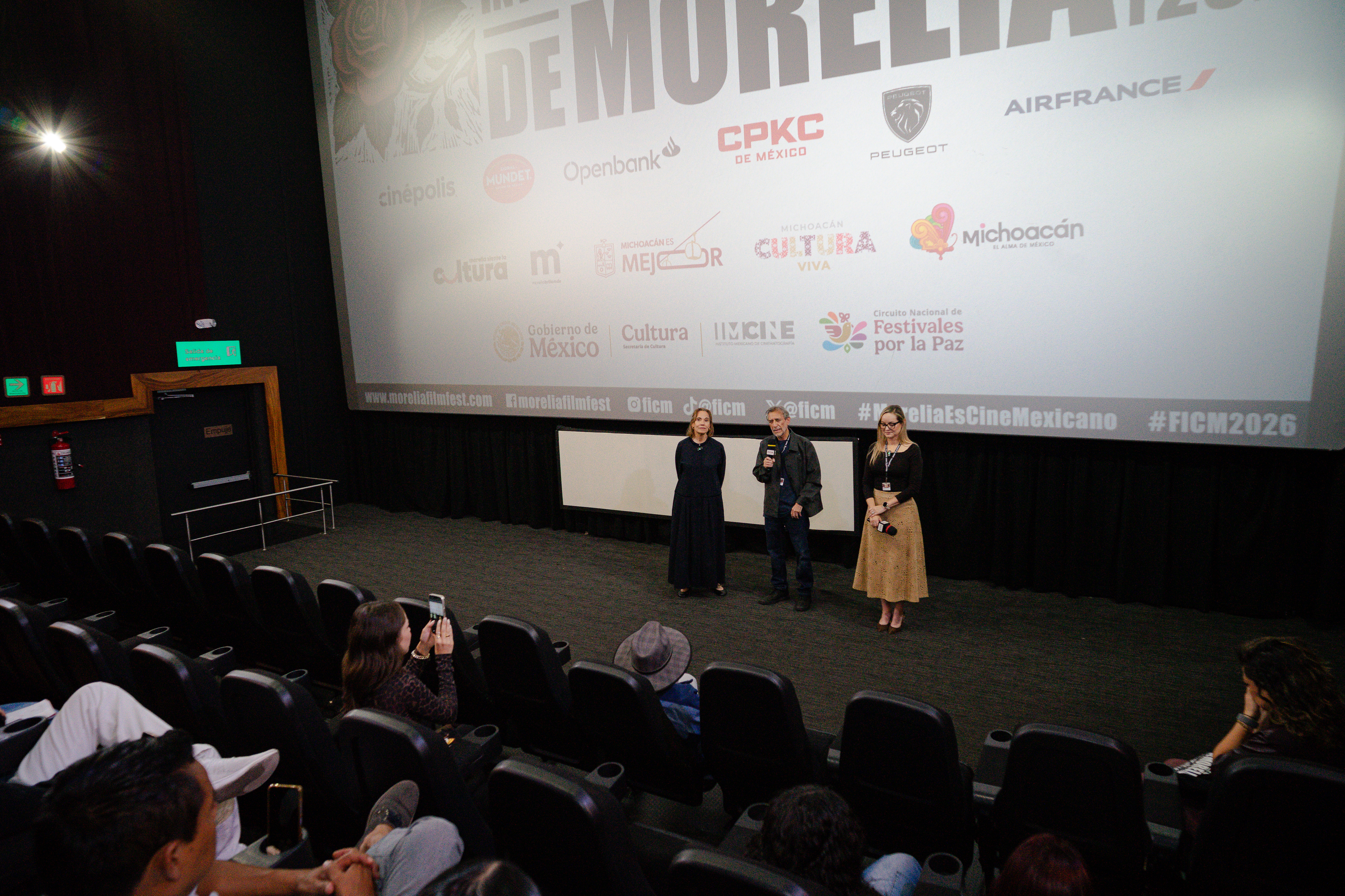 Daniela Michel, Rafael Aviña, Elisa María Haro