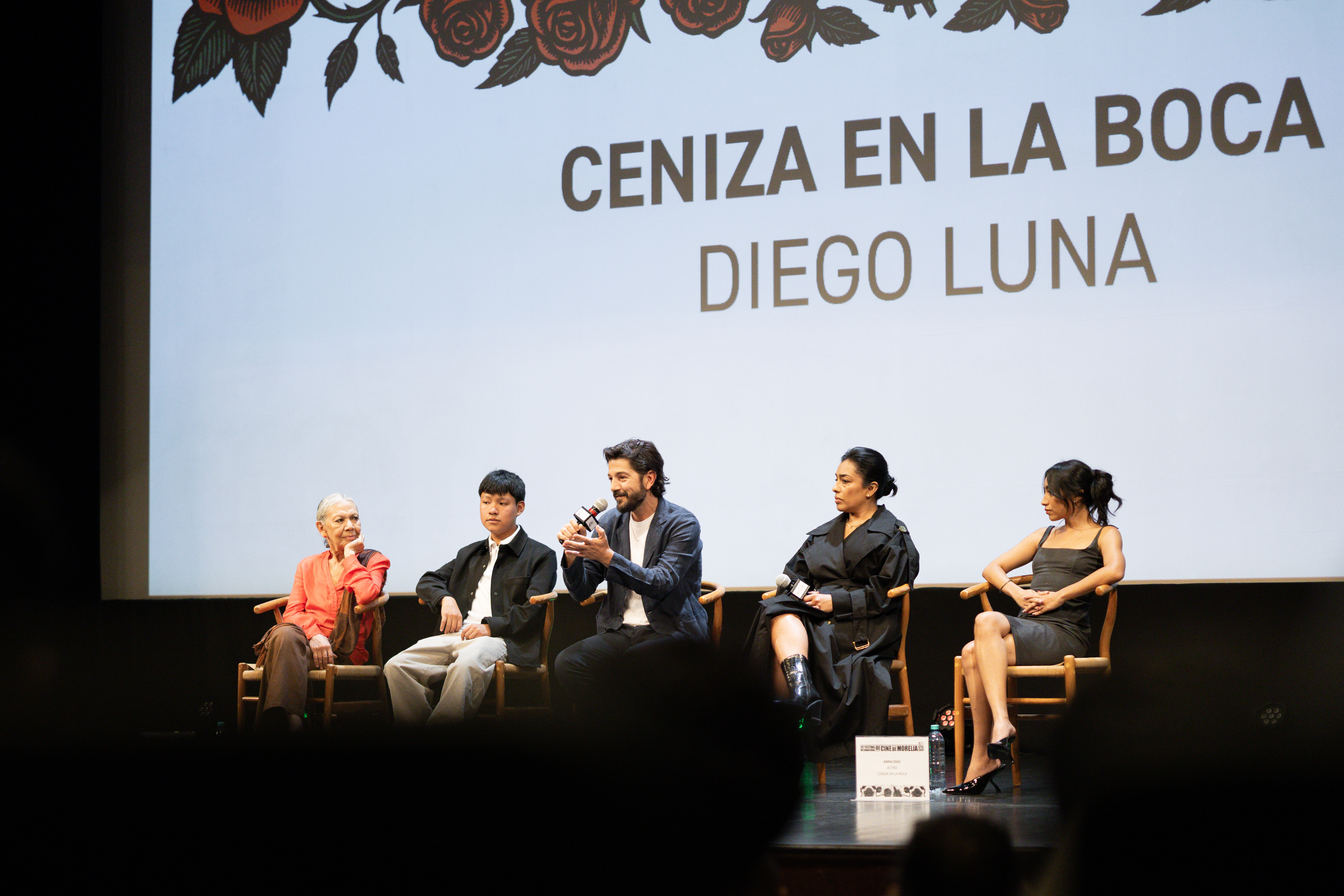 Conferencia de prensa CENIZA EN LA BOCA en el 24° FICM