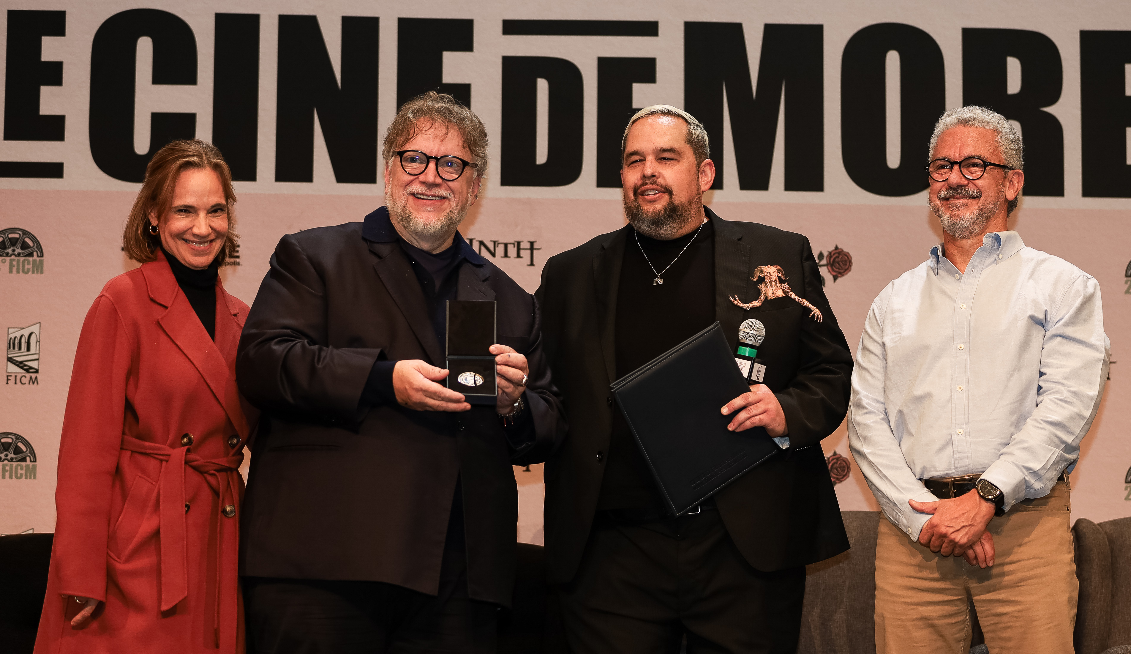 Conferencia de prensa con Guillermo del Toro en el 24° FICM