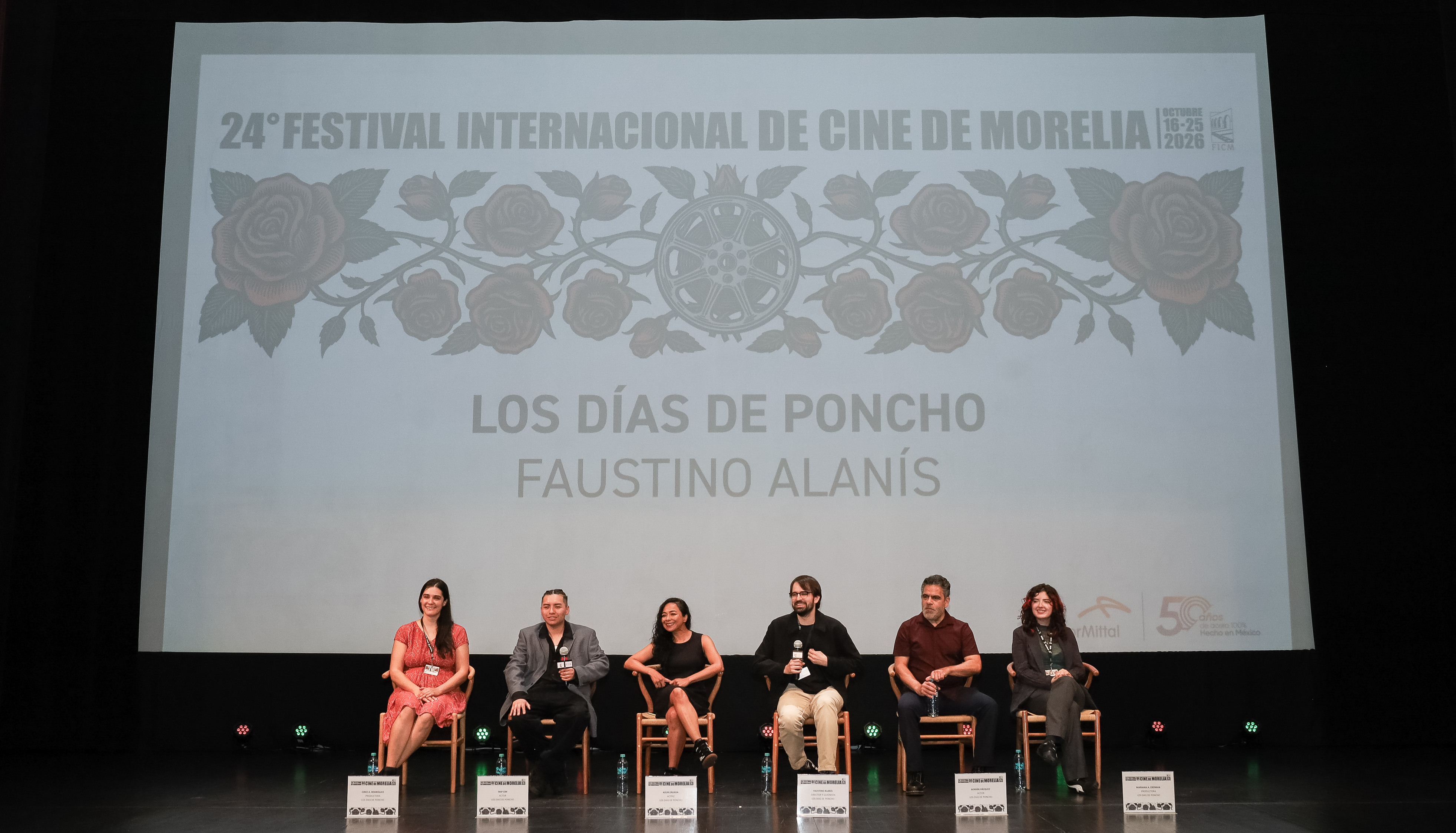Conferencia de prensa de LOS DÍAS DE PONCHO en el 24° FICM