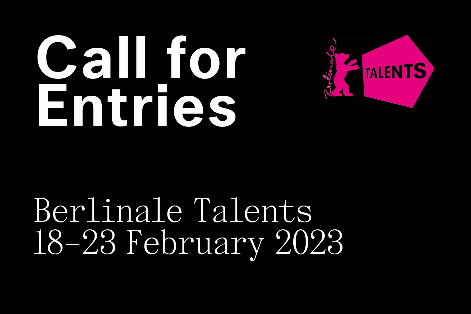 Berlinale Talents 2023