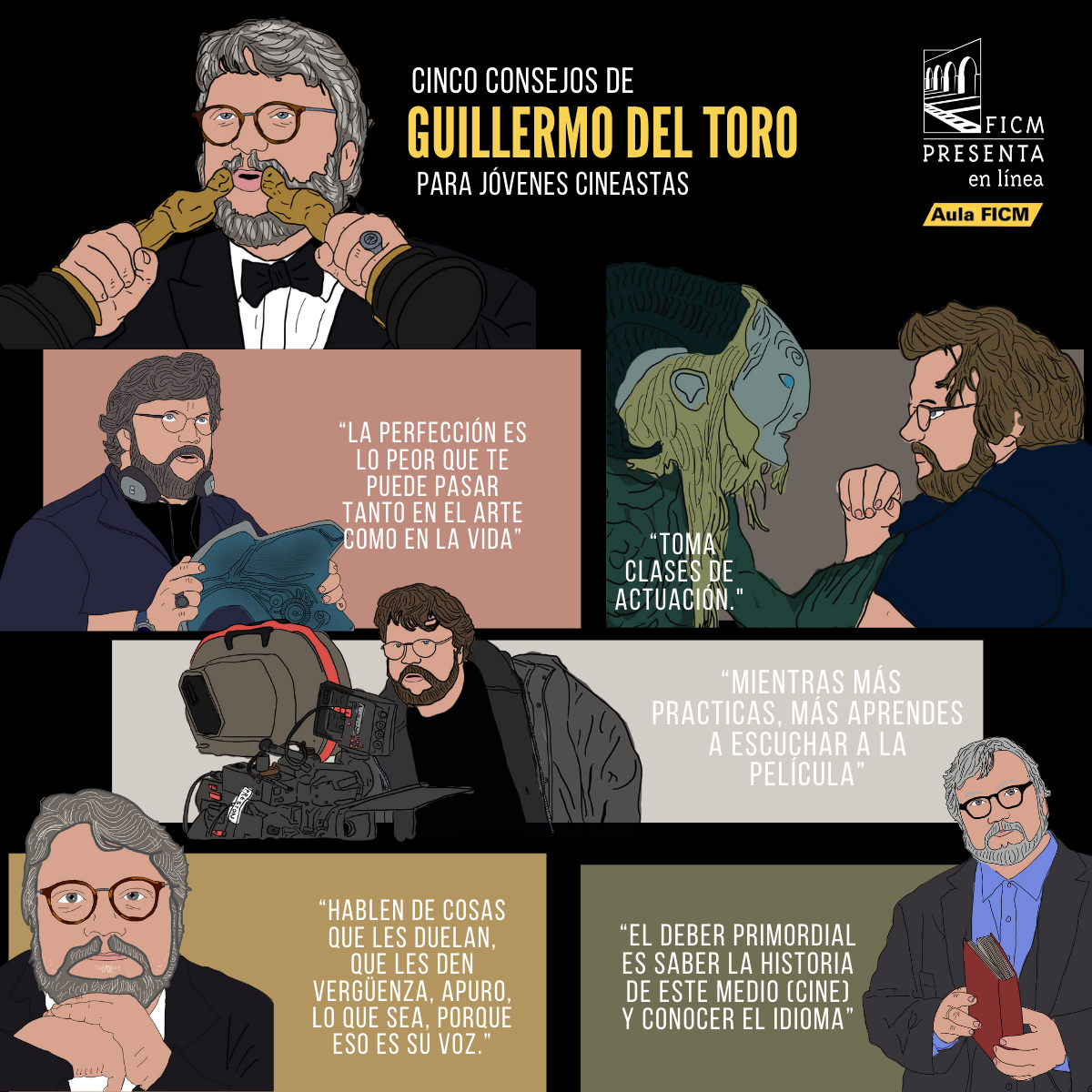 Infografía Guillermo del Toro