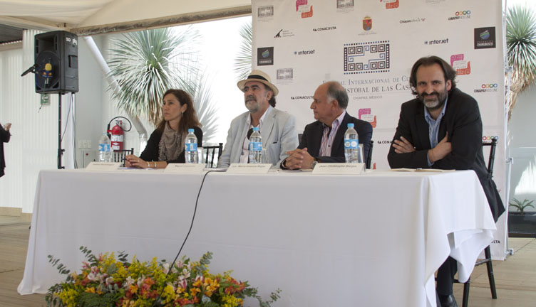 Andrea Stavenhagen, Miguel Camacho, Mario Uvence Rojas y Jean-Christophe Berjon.