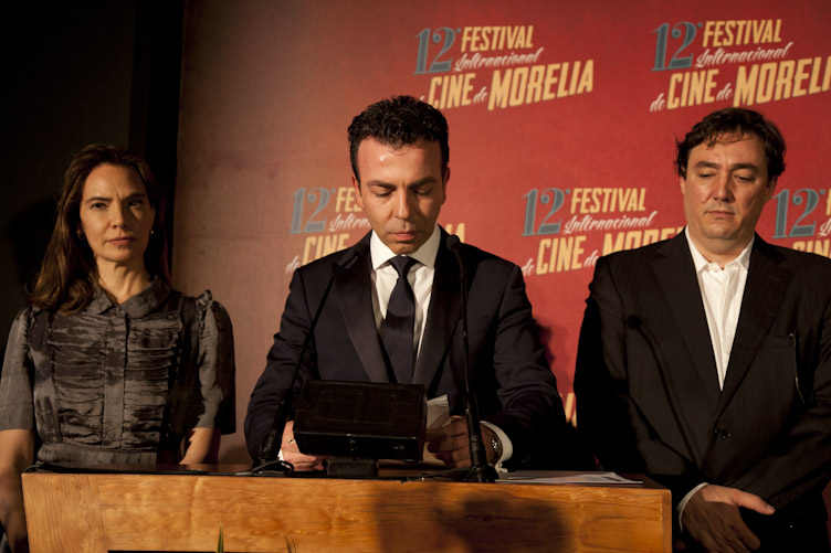 Daniela Michel, Alejandro Ramírez Magaña and Cuauhtémoc Cárdenas Batel.