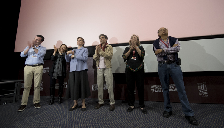 Alejandro Ramírez Magaña, Diana Bracho, Daniela Michel, Pablo Bracho, Guadalupe Ferrer y Eduardo de la Vega