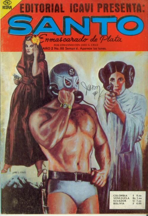 Santo, el Enmascarado de Plata, de José Guadalupe Cruz