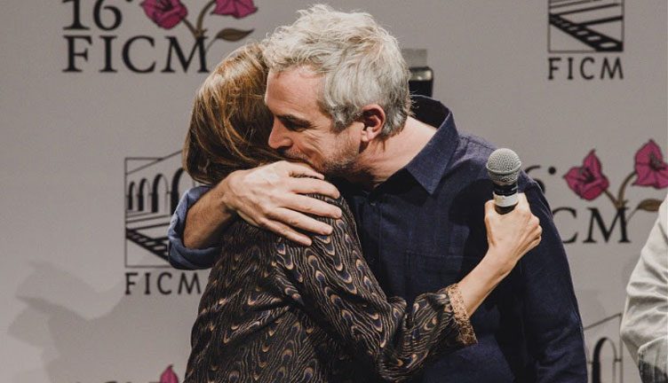 Daniela Michel y Alfonso Cuarón.