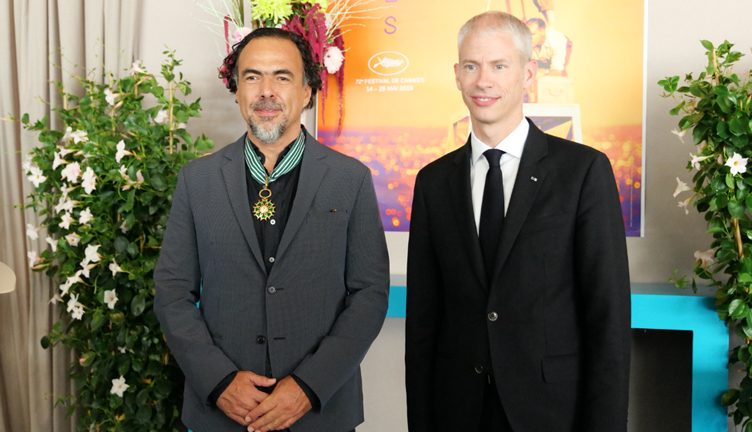 Alejandro González Iñárritu y Franck Riester