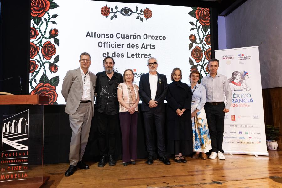 Condecoración Alfonso Cuarón FICM