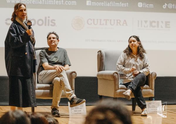 Daniela Michel, Carlos Cuarón, Lucía Carreras