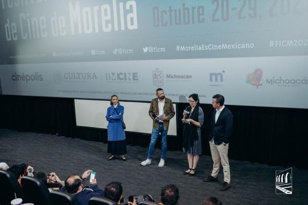Daniela Michel, Franck Finance-Madureira,  Alejandro Ramírez