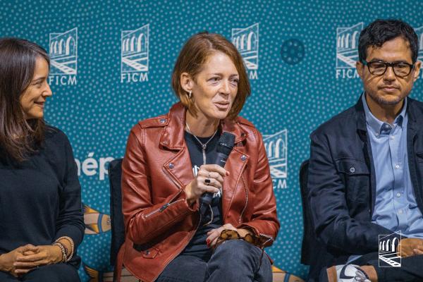 María Secco, Elisa Miller y Rafa Ley