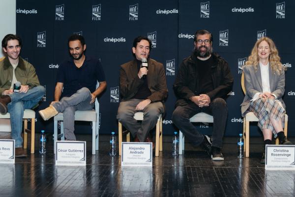 Andrés Revo, César Gutiérrez, Alejandro Andrade, Cristina Rosenvinge