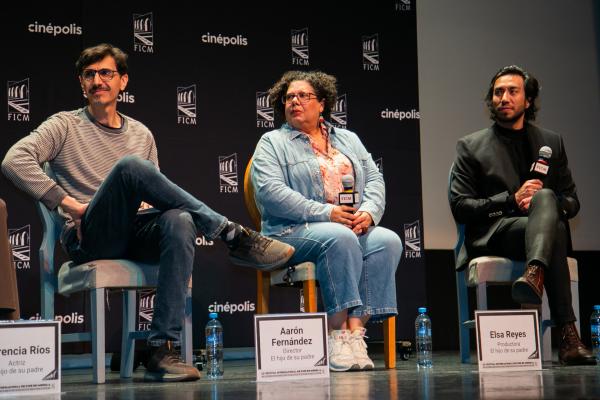 Aarón Fernández, Elsa Reyes, Daniel Damuzi