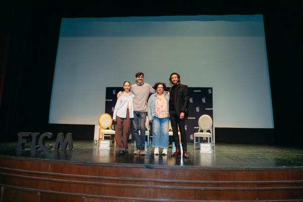 Florencia Ríos, Aarón Fernández, Elsa Reyes, Daniel Damuzi