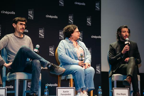 Aarón Fernández, Elsa Reyes, Daniel Damuzi