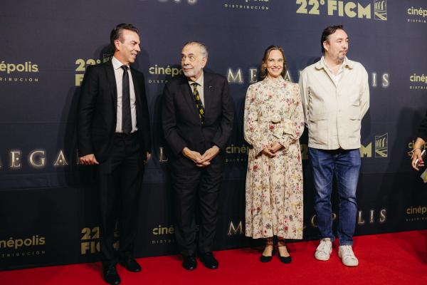 Alejandro Ramírez, Francis Ford Coppola, Daniela Michel, Cuauhtémoc Cárdenas Batel