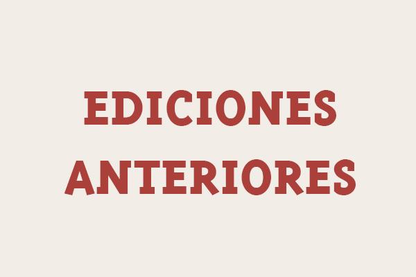 EDICIONES ANTERIORES