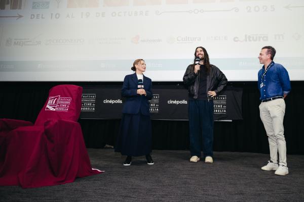 Daniela Michel, Oliver Laxe, Alejandro Ramírez