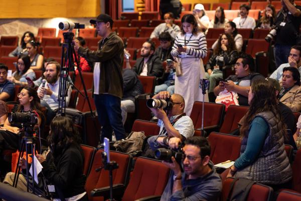 Conferencia de Prensa "Olmo", Fernando Eimbcke en el 23° FICM