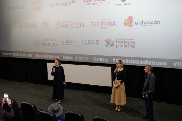 Daniela Michel, Elisa María Haro, Rafael Aviña