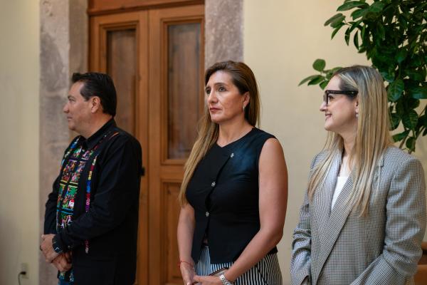 Roberto Monroy, Diana Segoviano, Elisa Haro