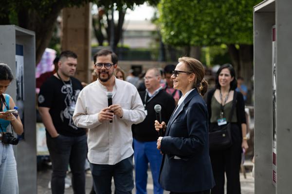 Héctor Orozco y Daniela Michel