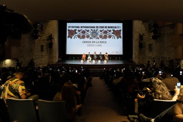 Conferencia de prensa CENIZA EN LA BOCA en el 24° FICM