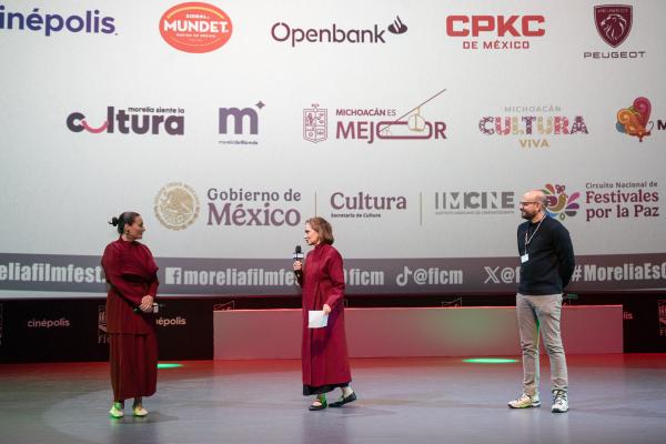 Adriana Domínguez, Daniela Michel, Carlos Gómez Iniesta