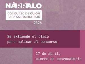 La convocatoria "Nárralo" amplía su periodo de registro hasta el 17 de abril