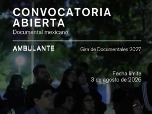 Convocatoria Ambulante 2027